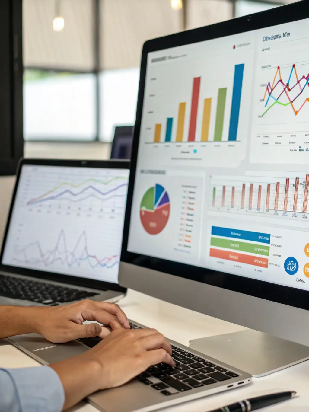 An image of data visualizations and statistical charts, representing the analytical and problem-solving nature of data science.